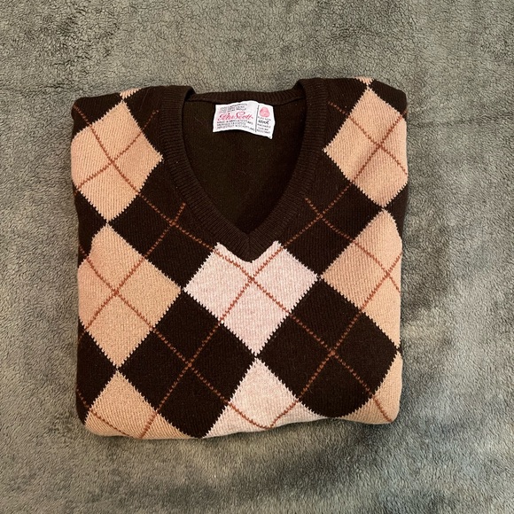 Large Vintage 100% wool cardigan - Picture 6 of 6